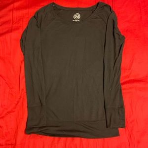 Juniors long sleeve black t-shirt/tunic